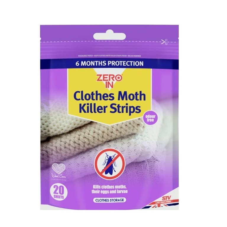 Zero In Moth Killer Strips x20 — The Online Garden Shop