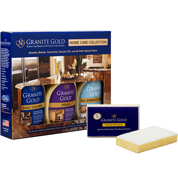 Granite Gold Daily Cleaner Spray and Refill Value Pack Streak-Free Cleaning  for Granite, Marble, Travertine, Quartz, Natural Stone Countertops, Floors