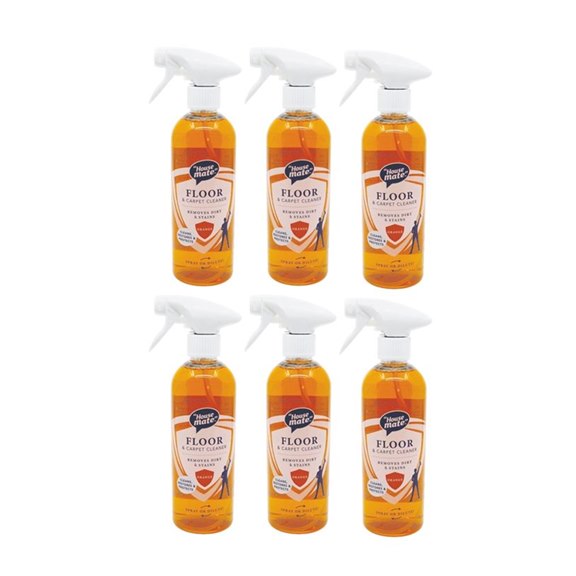 House Mate Floor & Carpet Cleaner Spray Orange 6 x 500ml