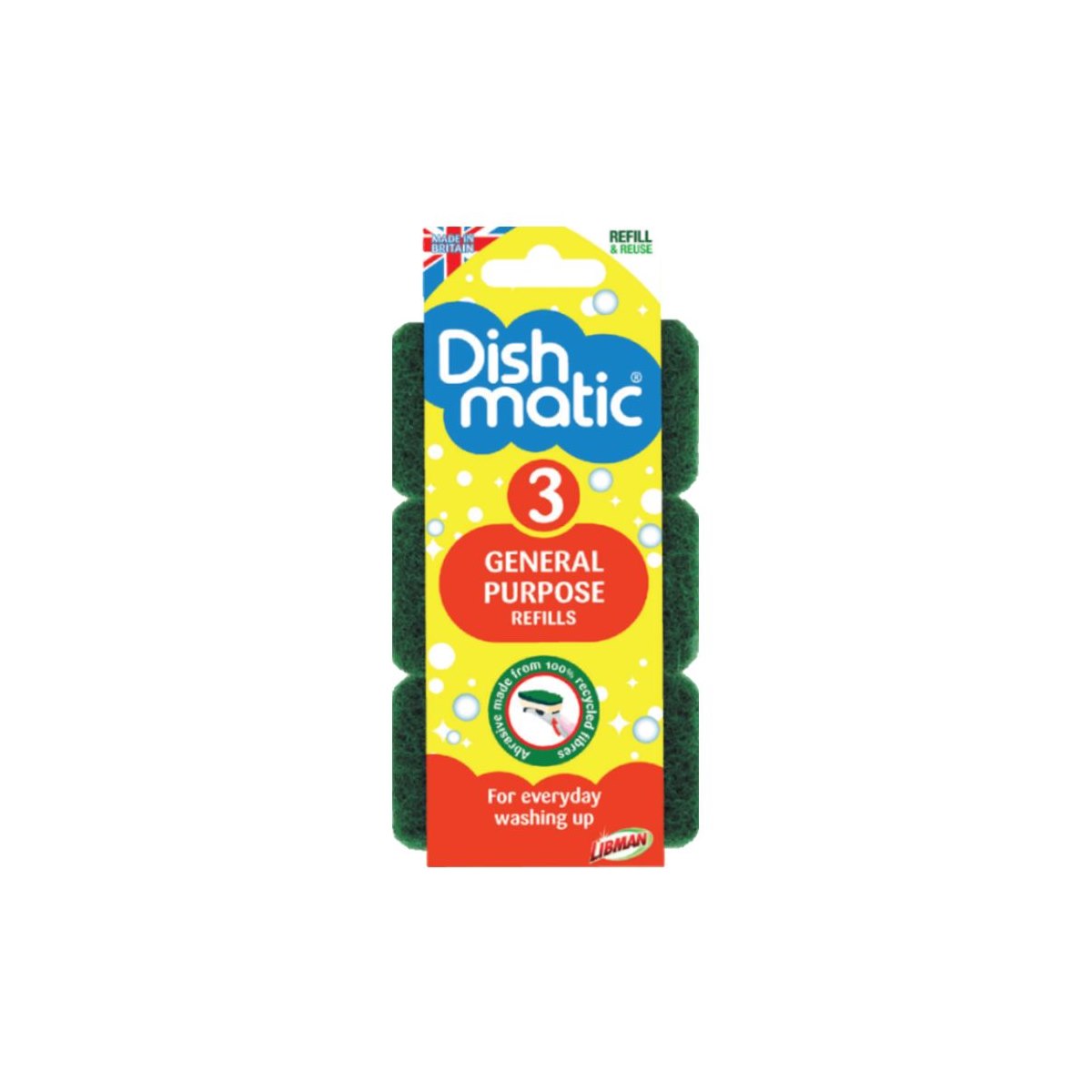 Dishmatic Refill 3 Pack General Purpose