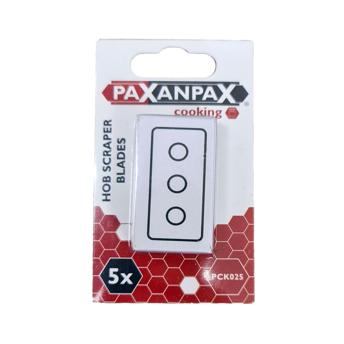 Paxanpax Universal Ceramic Hob Scraper Blades Pack of 5