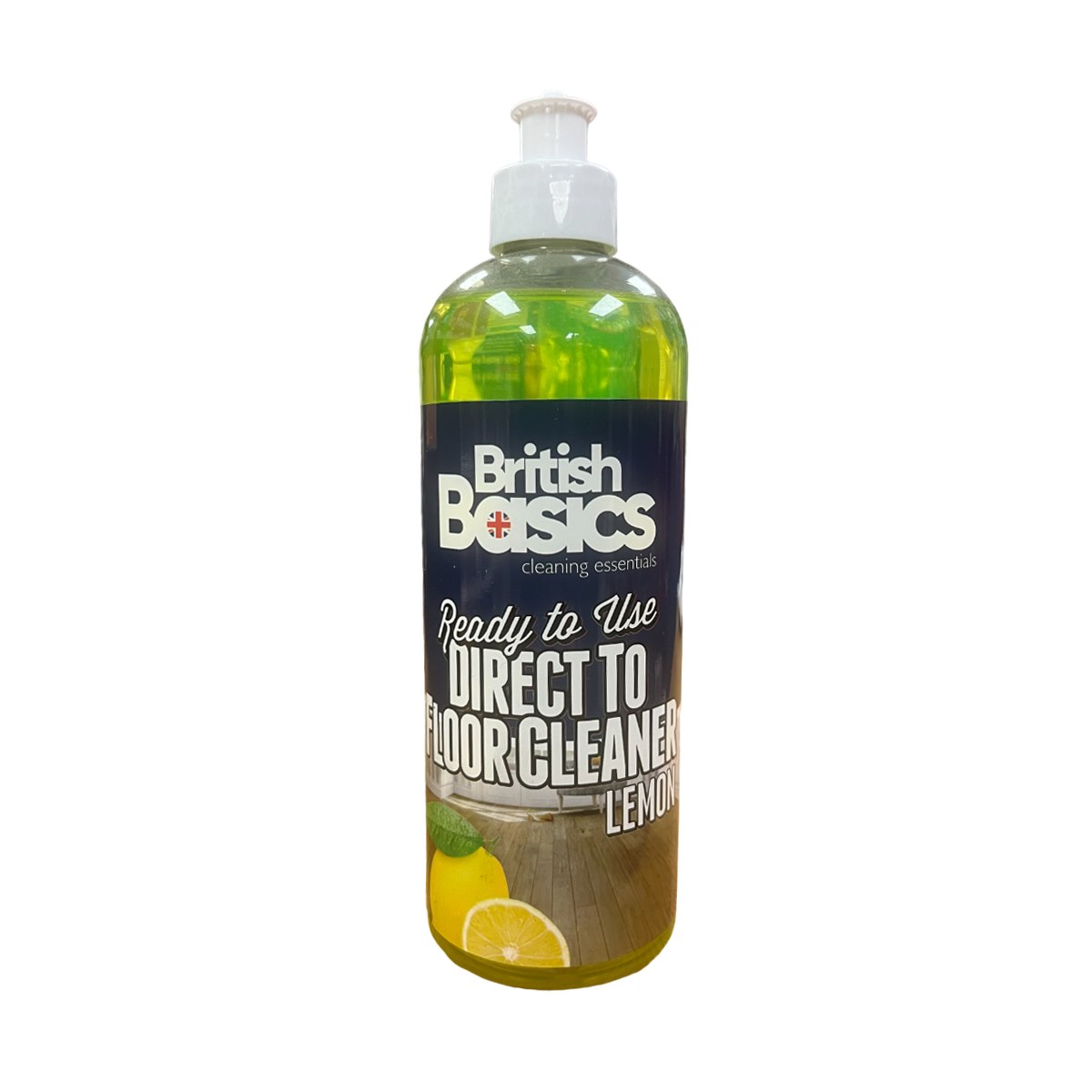 British Basics Ready To use Direct To Floor Cleaner Lemon 500ml