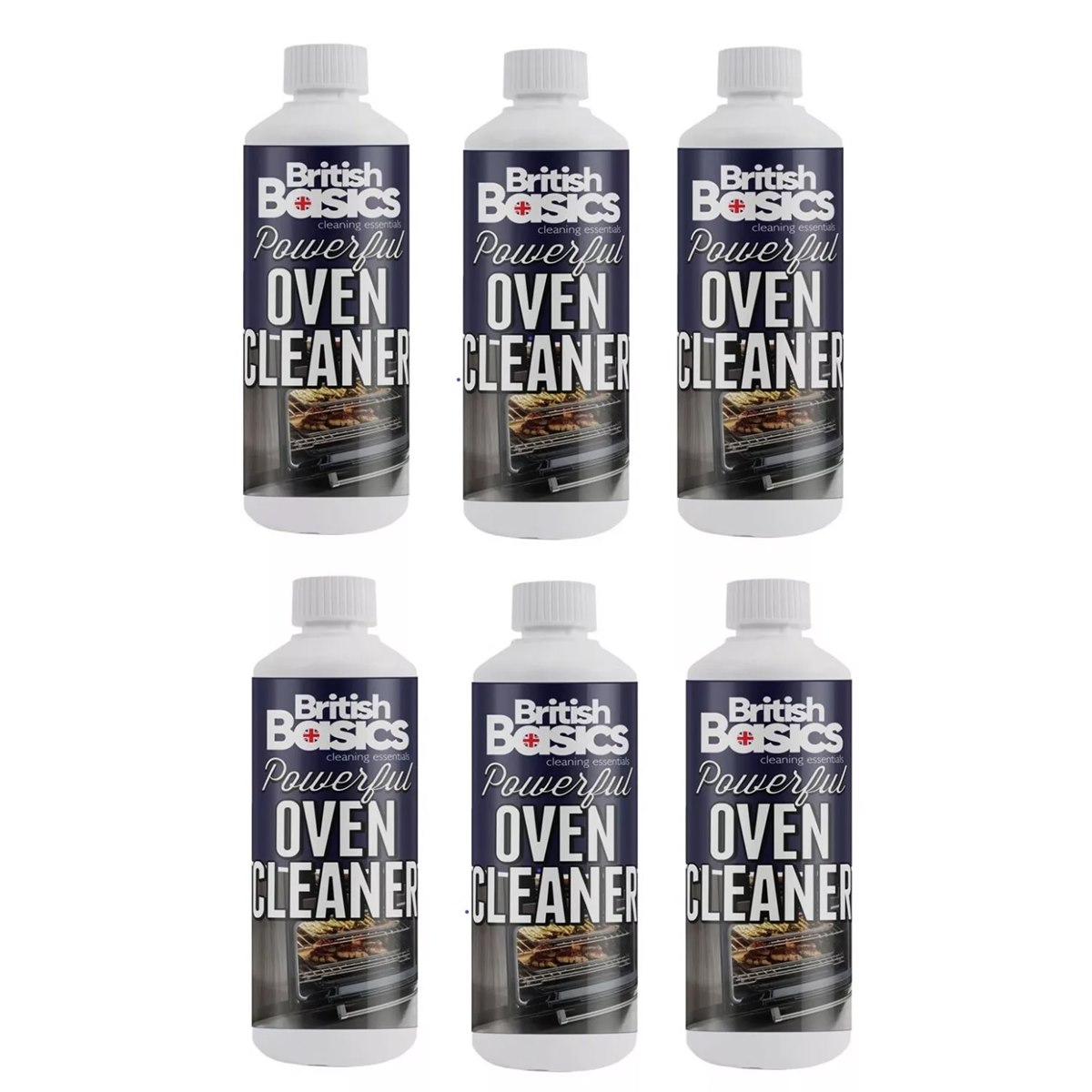 Case of 6 x British Basics Powerful Oven Cleaner 500ml
