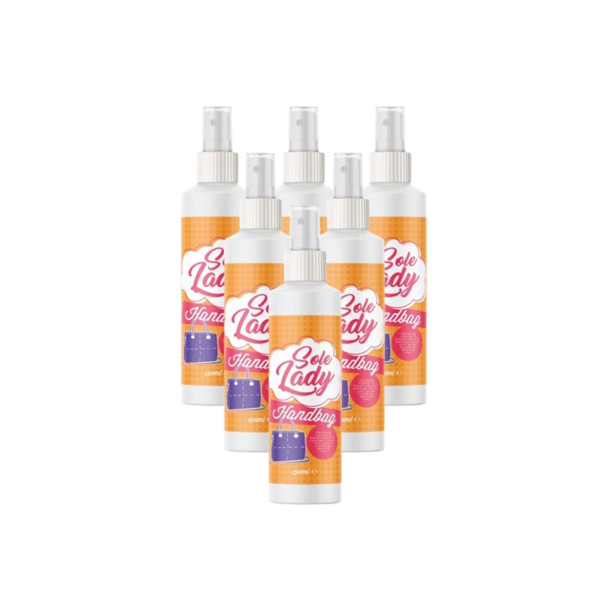 Case of 6 x British Basics Sole Lady Handbag Cleaner 250ml