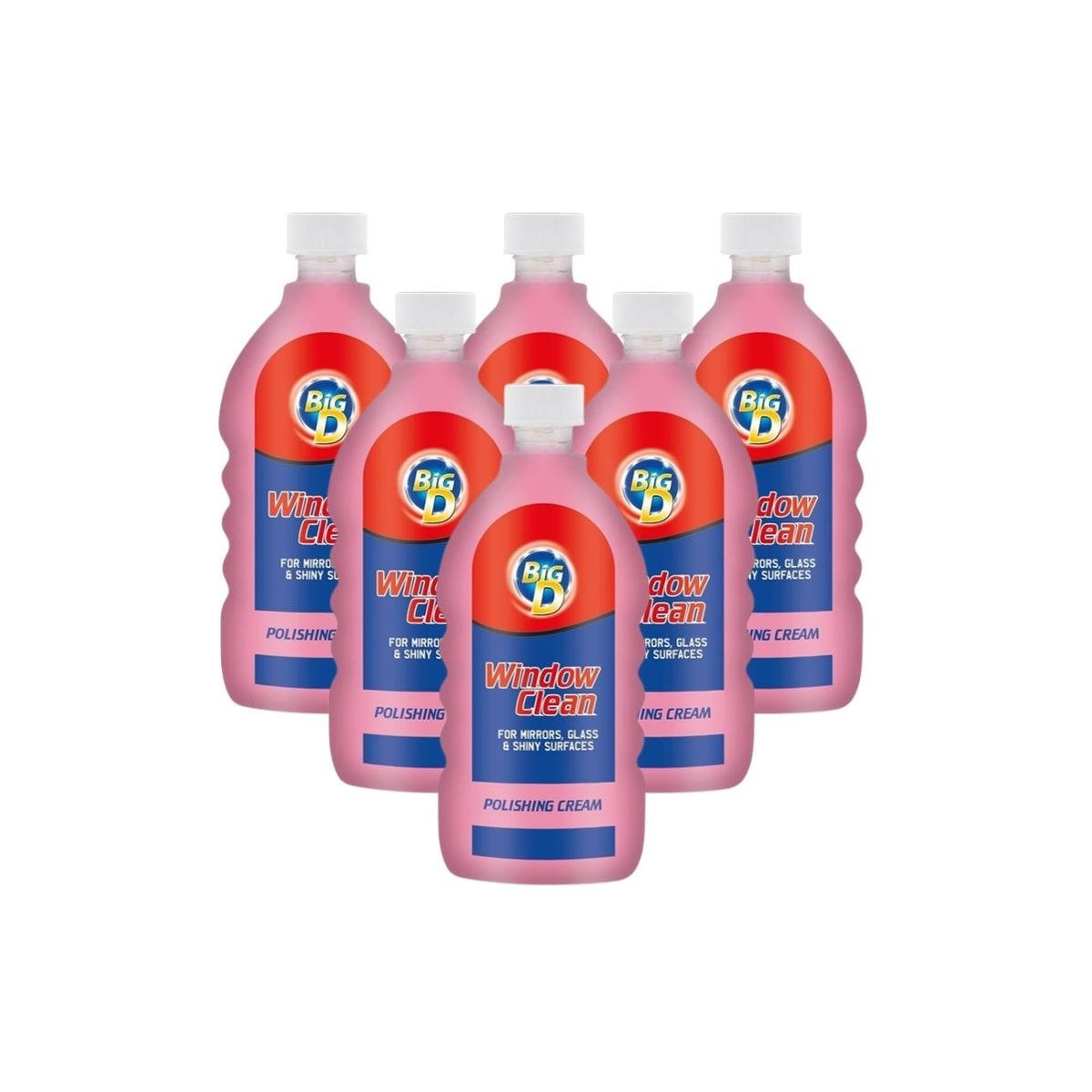 Case of 6 x Big D Window Clean Pink Window Cream 500ml