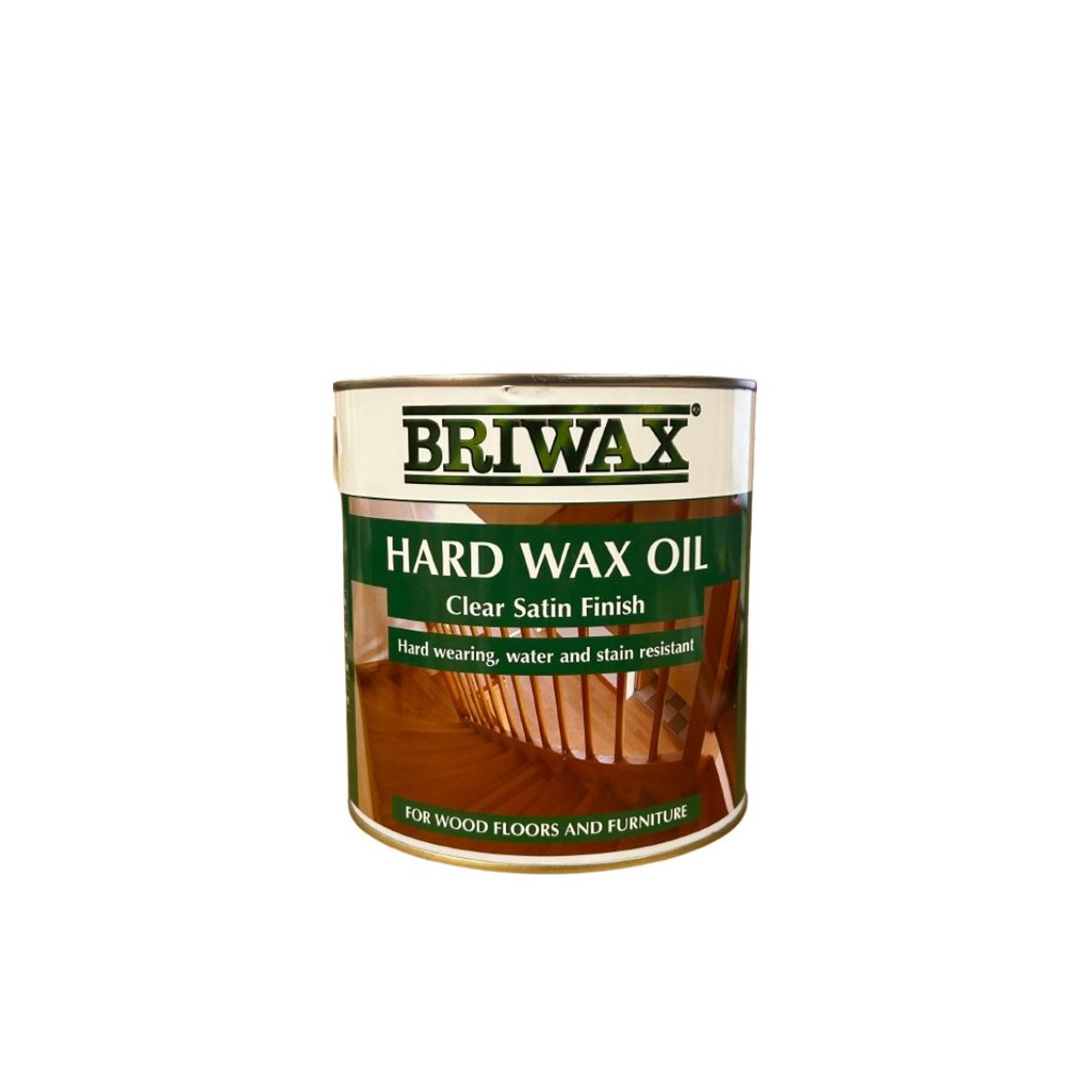 Briwax Hard Wax Oil Clear Satin Finish 1L