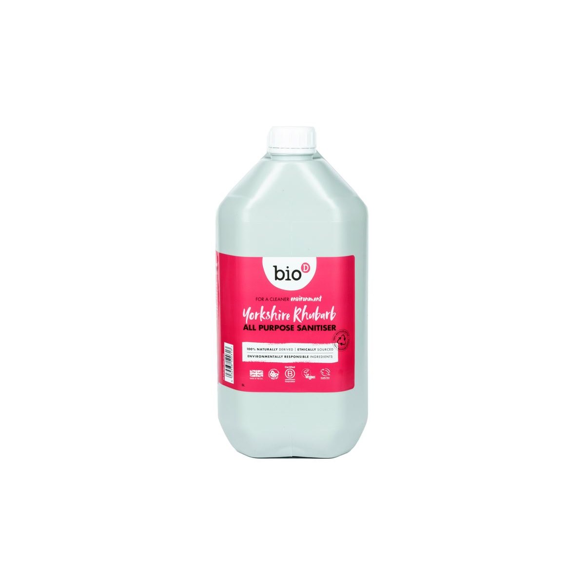 Bio-D Yorkshire Rhubarb All Purpose Sanitiser Refill 5L