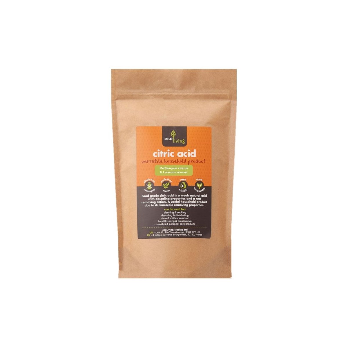 Ecoliving Citric Acid 750g