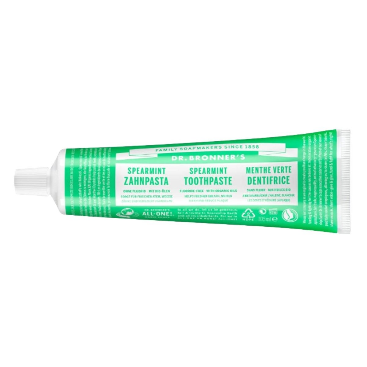 Where to Buy Dr Bronners Spearmint Toothpaste 105ml