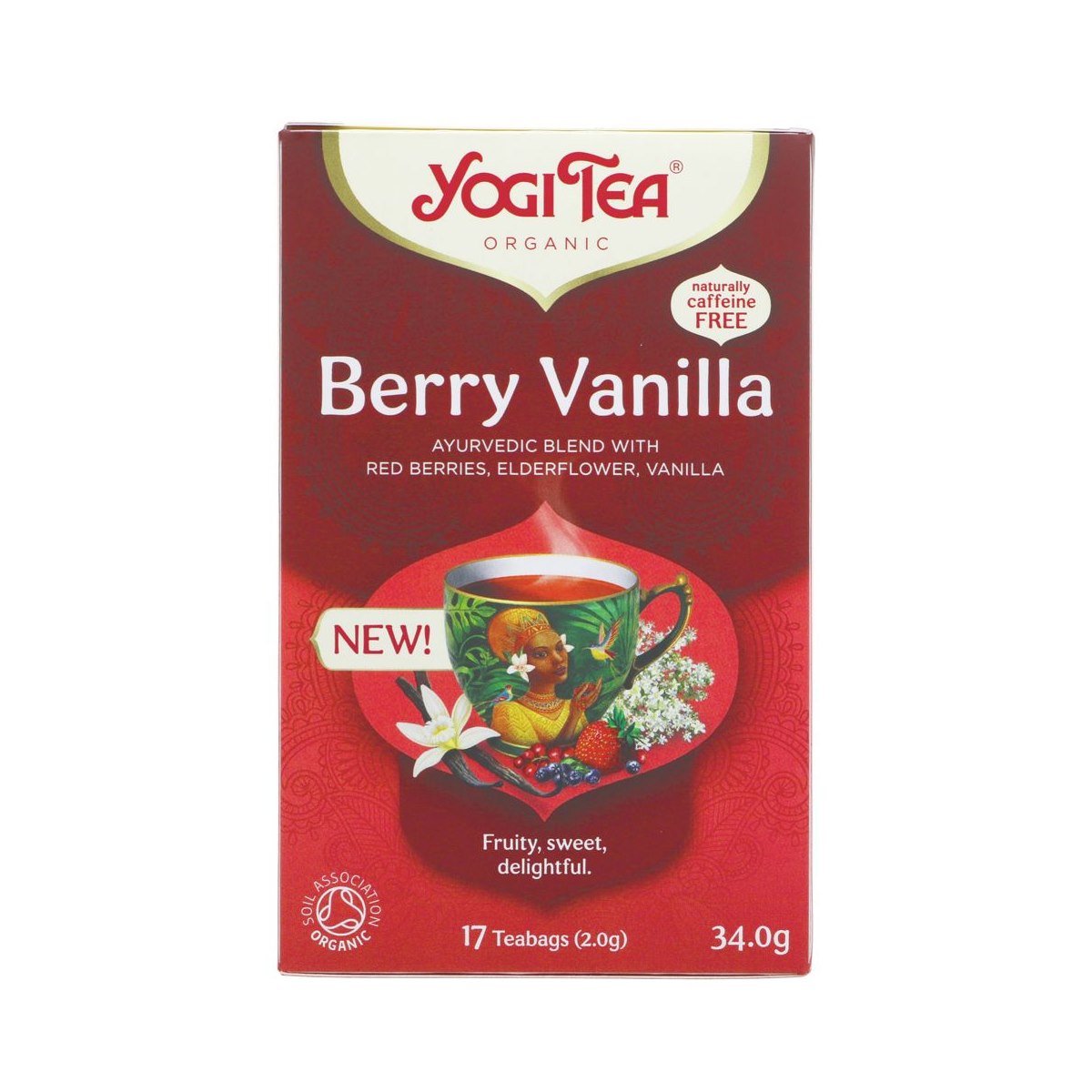 Yogi Tea Berry Vanilla 17 Tea Bags