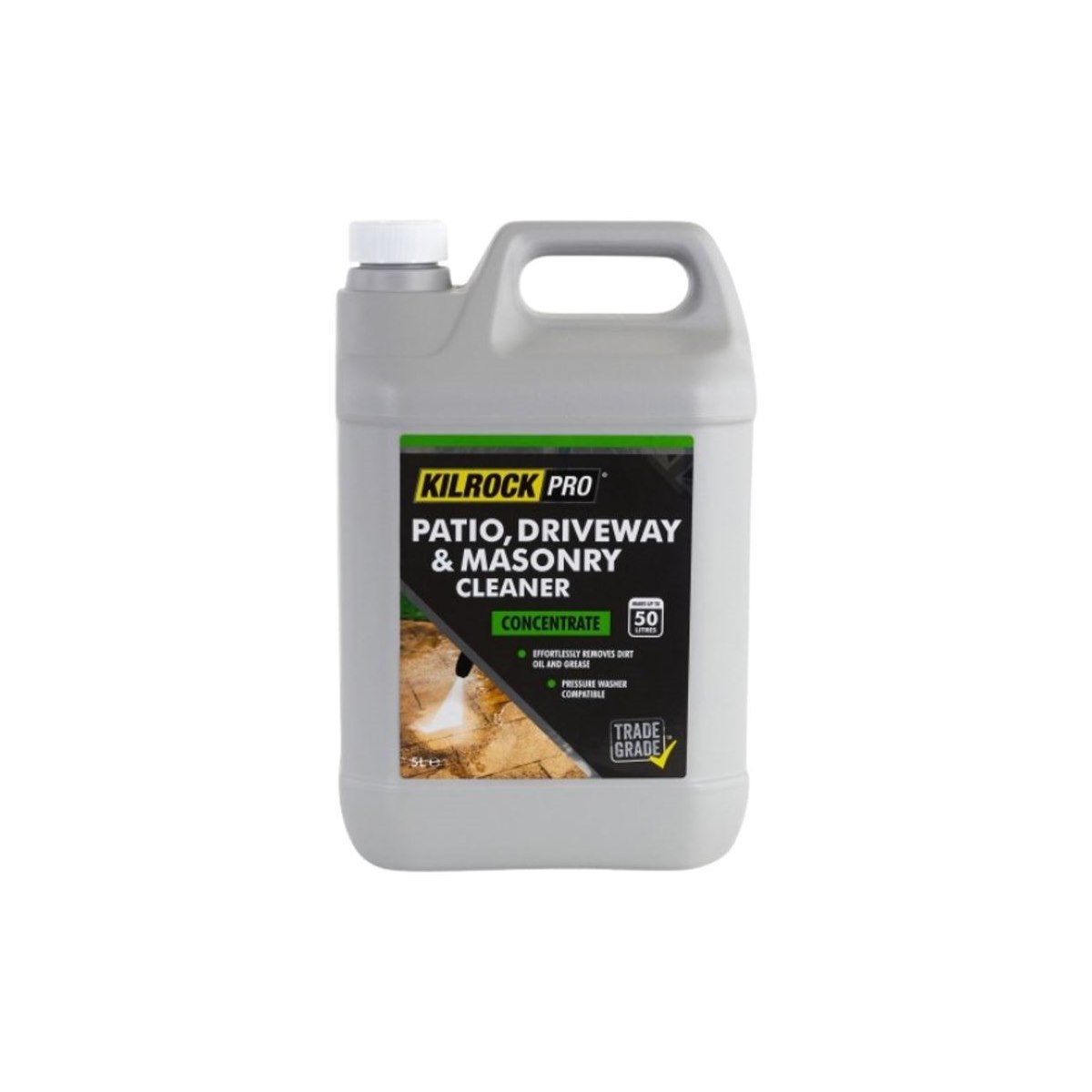 Kilrock Pro Patio,Driveway and Masonry Cleaner Conc 5L