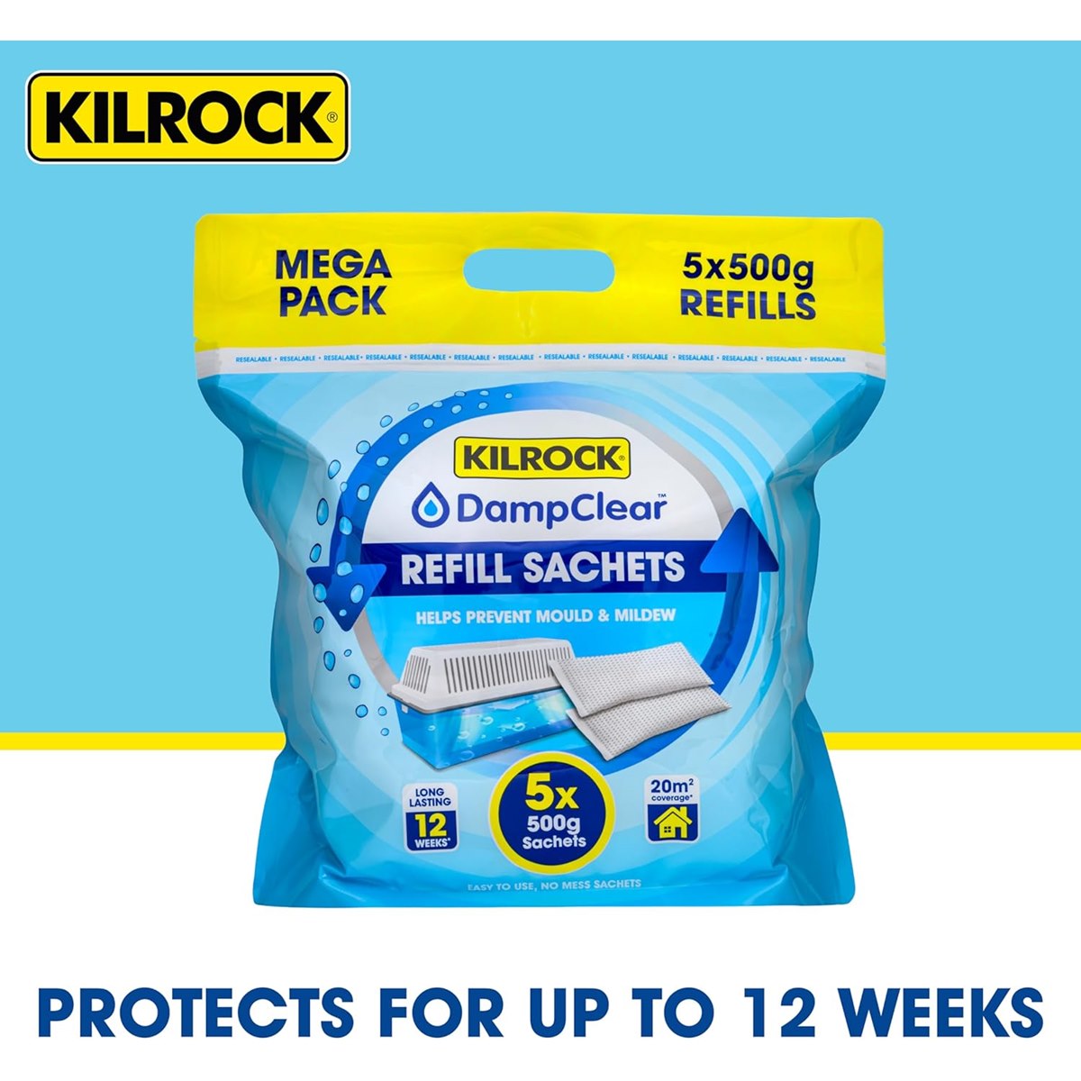 Kilrock damp clear 5 x 500g bag