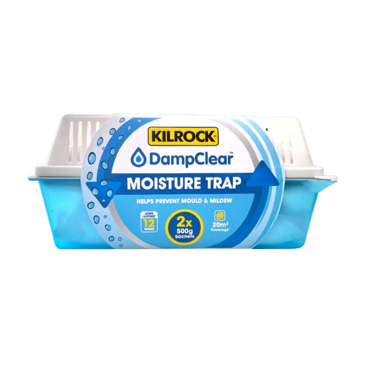 Kilrock Damp Clear Moisture Trap with 2 x 500g Refills