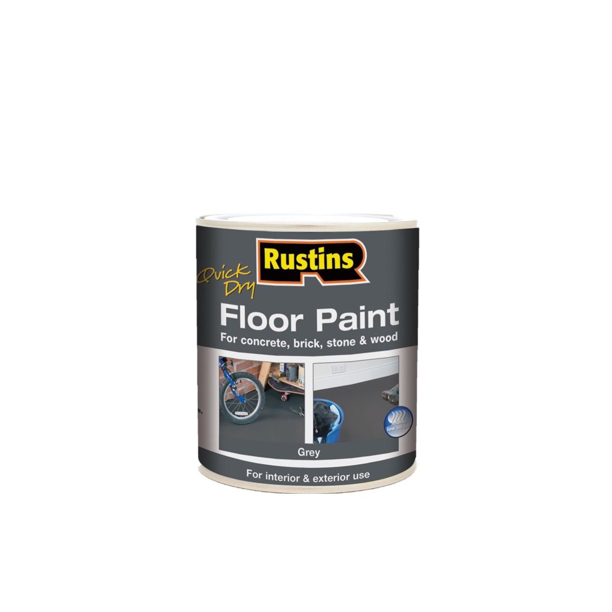 Rustins Floor Paint Grey 1L