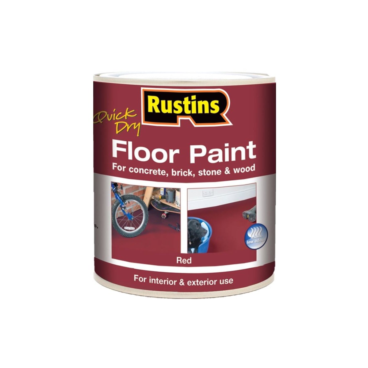 Rustins Floor Paint Red 2.5L