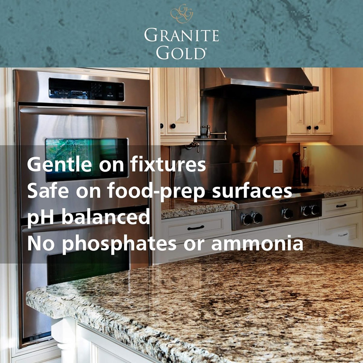 Multi surface cleaning wipes granite gold