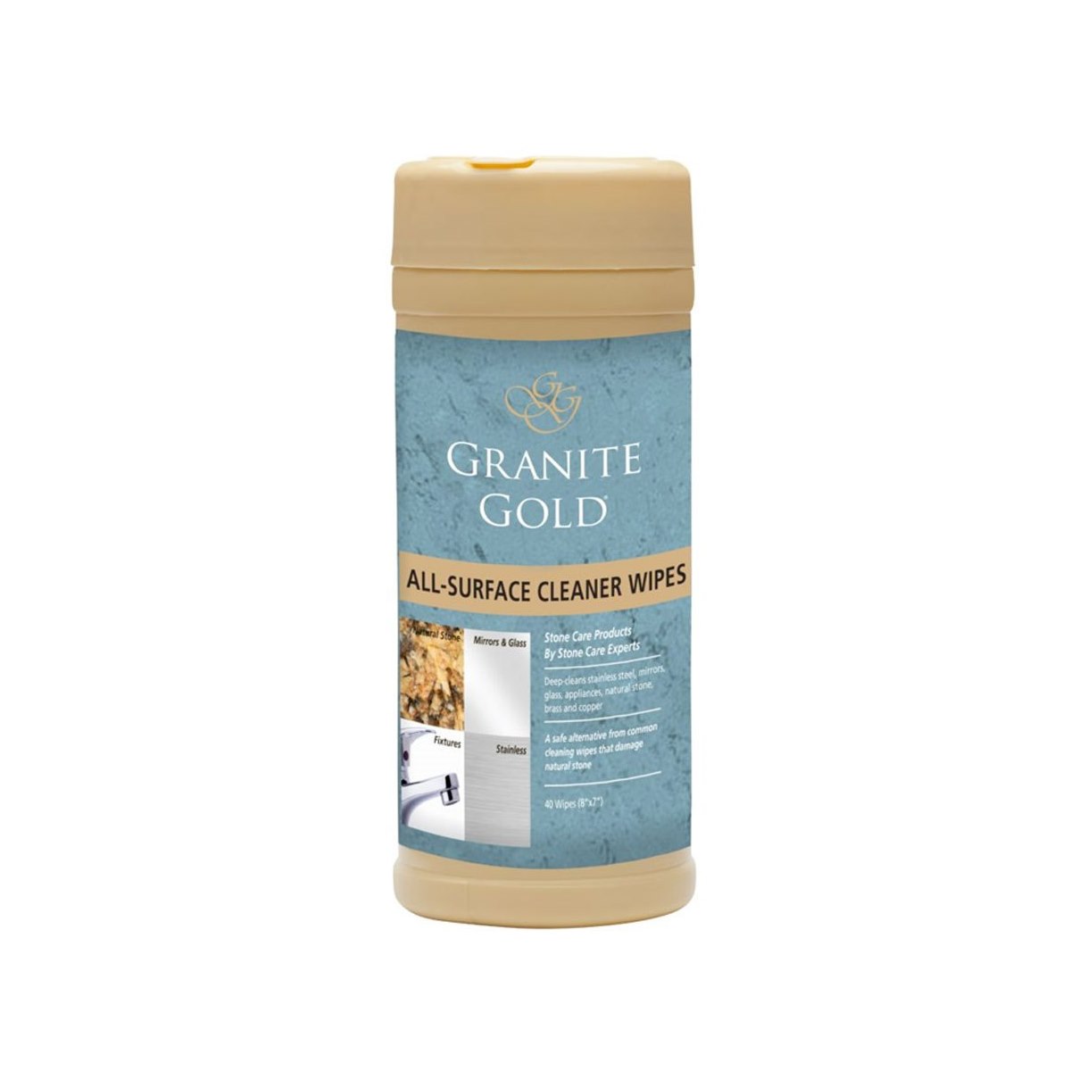 Granite Gold All-Surface Cleaner Wipes Pack Of 40 Wipes