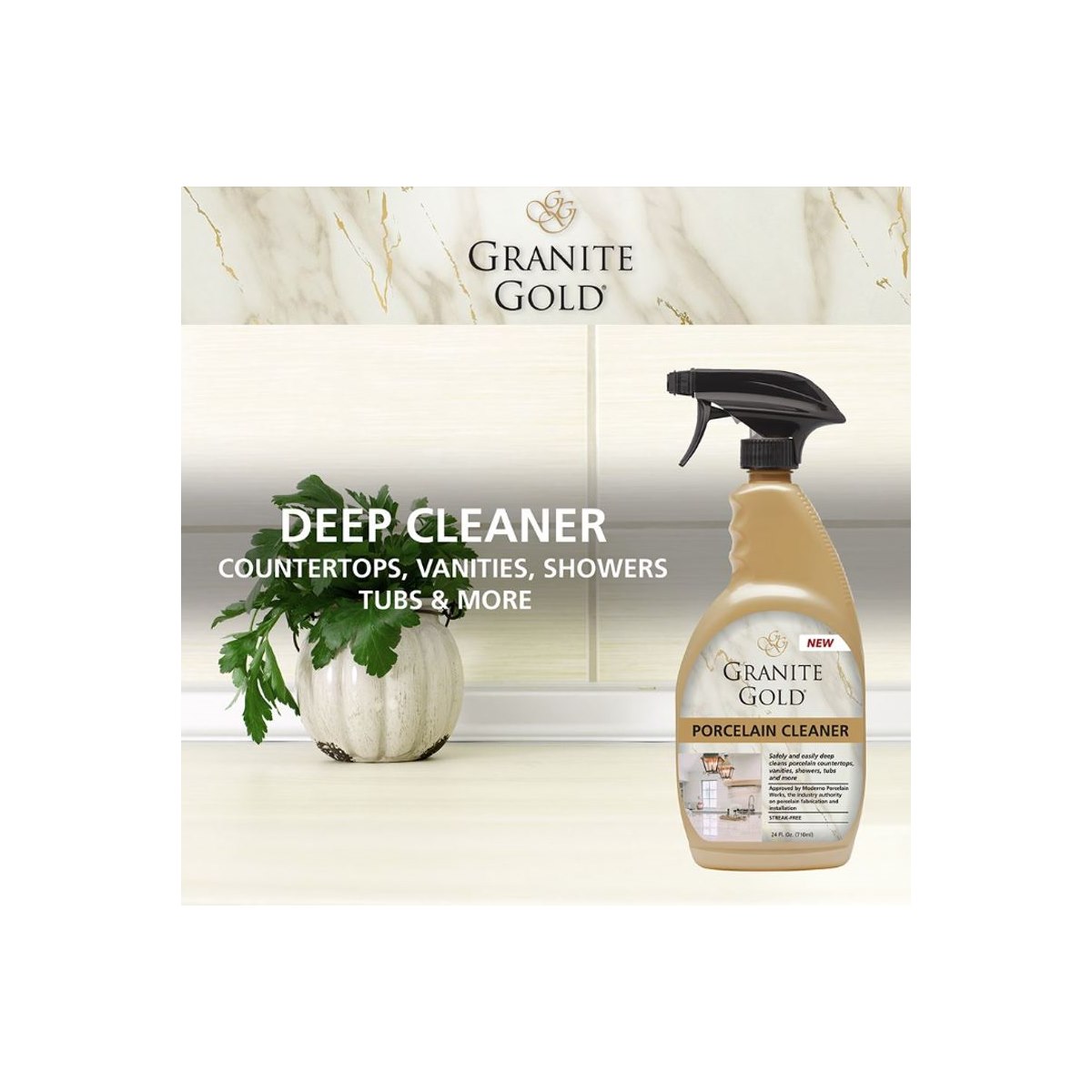 Best way to use Granite Gold Porcelain Cleaner 710ml