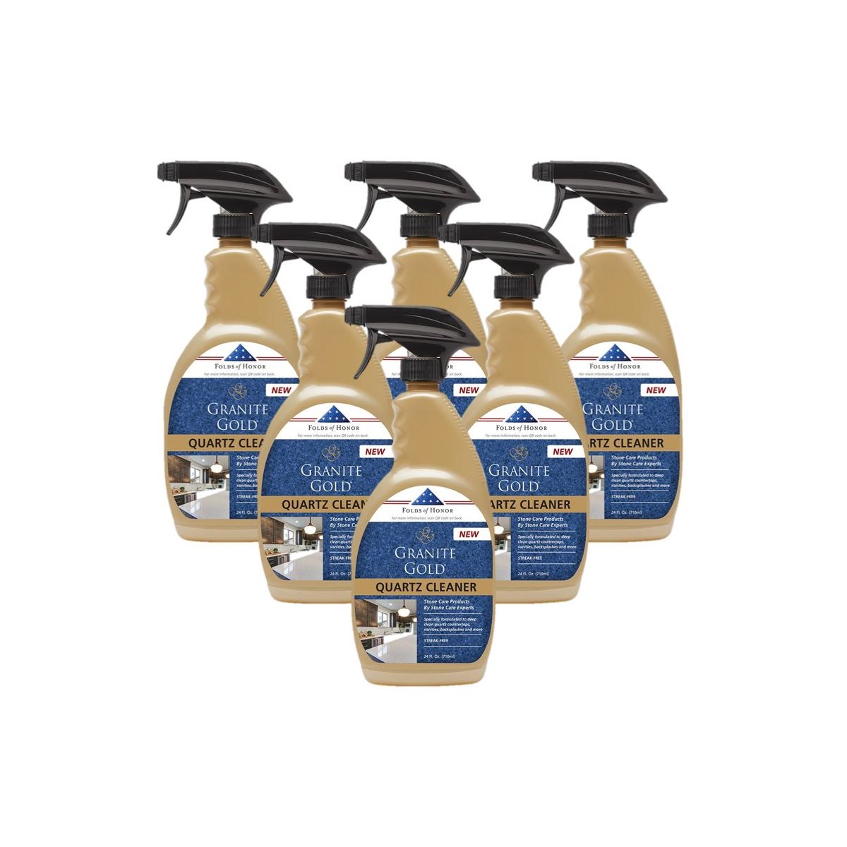 Case of 6 x Granite Gold Quartz Cleaner 710ml