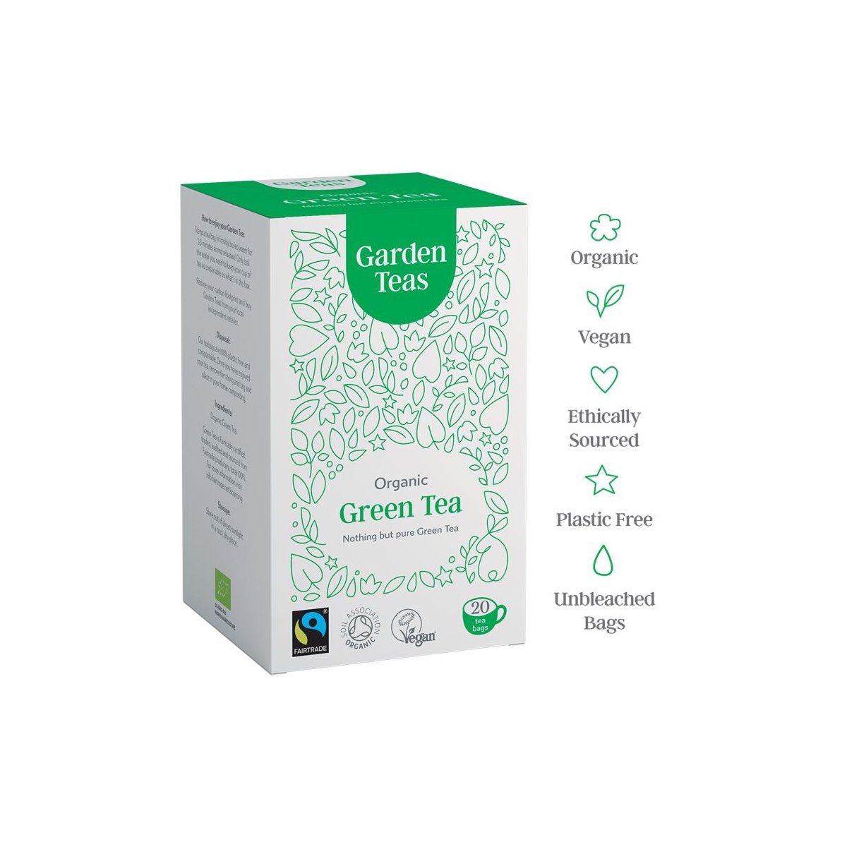 Where to Buy Garden Teas Green Tea 20 Bags