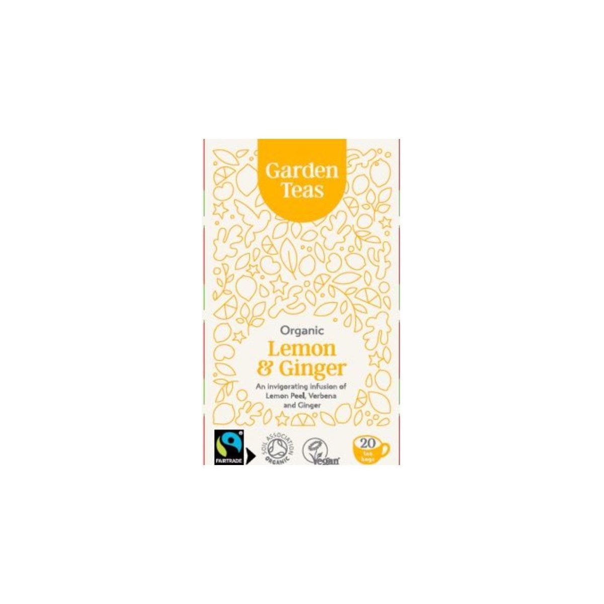 Garden Teas Lemon and Ginger 20 Bags