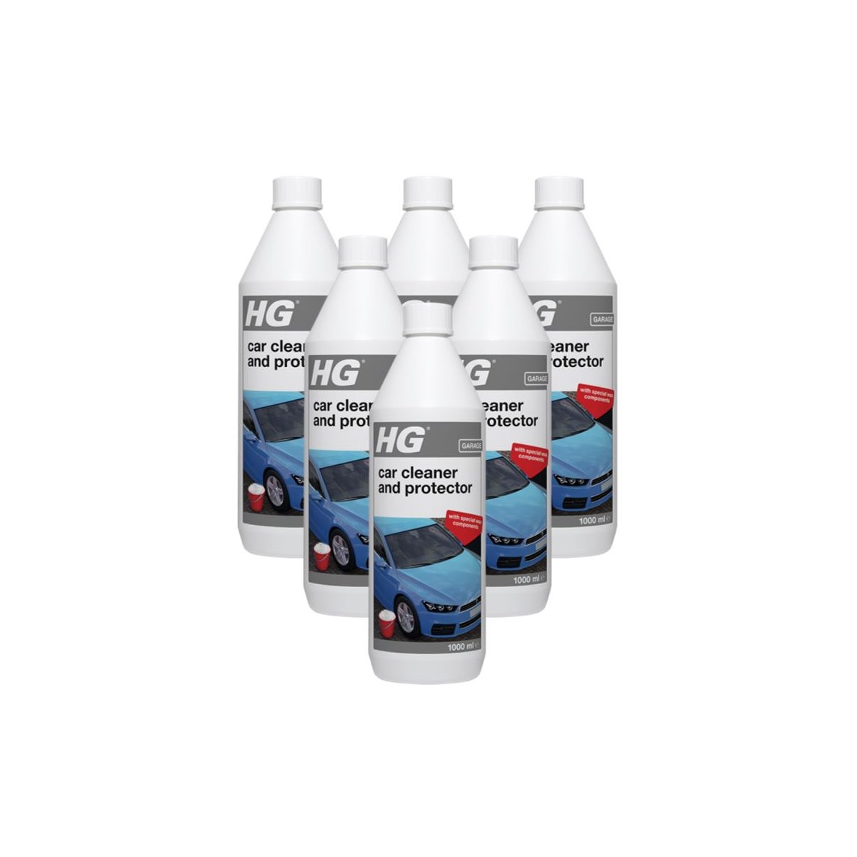 Case of 6 x HG Car Cleaner and Protector 1Litre