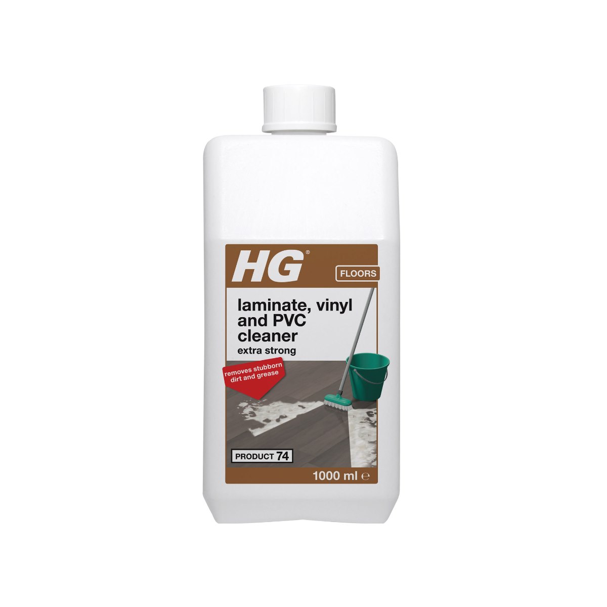 HG Laminate Vinyl and PVC Cleaner Extra Strong Product 74 1 Litre