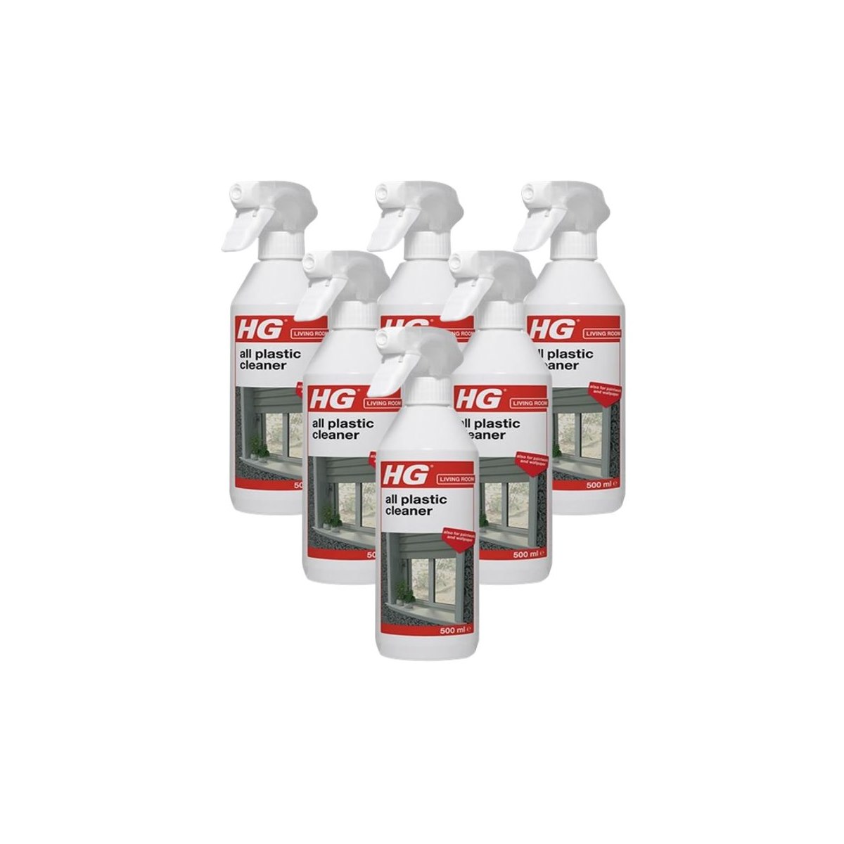 Case 6x HG All Plastic Cleaner 500ml