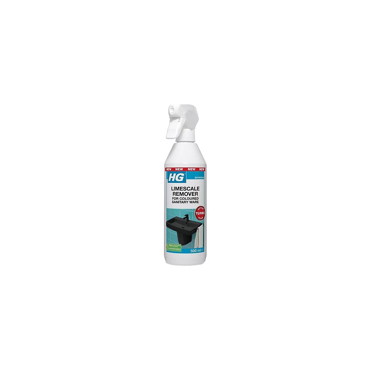 HG Limescale Remover Spray For Coloured Sanitary Ware 500ml