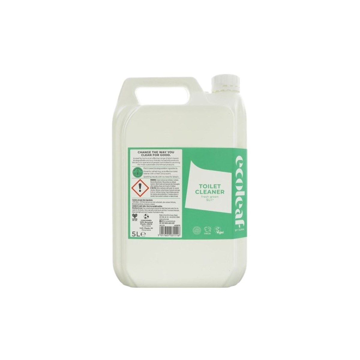 How to Use Ecoleaf By Suma Toilet Cleaner - Fresh Green - 5l