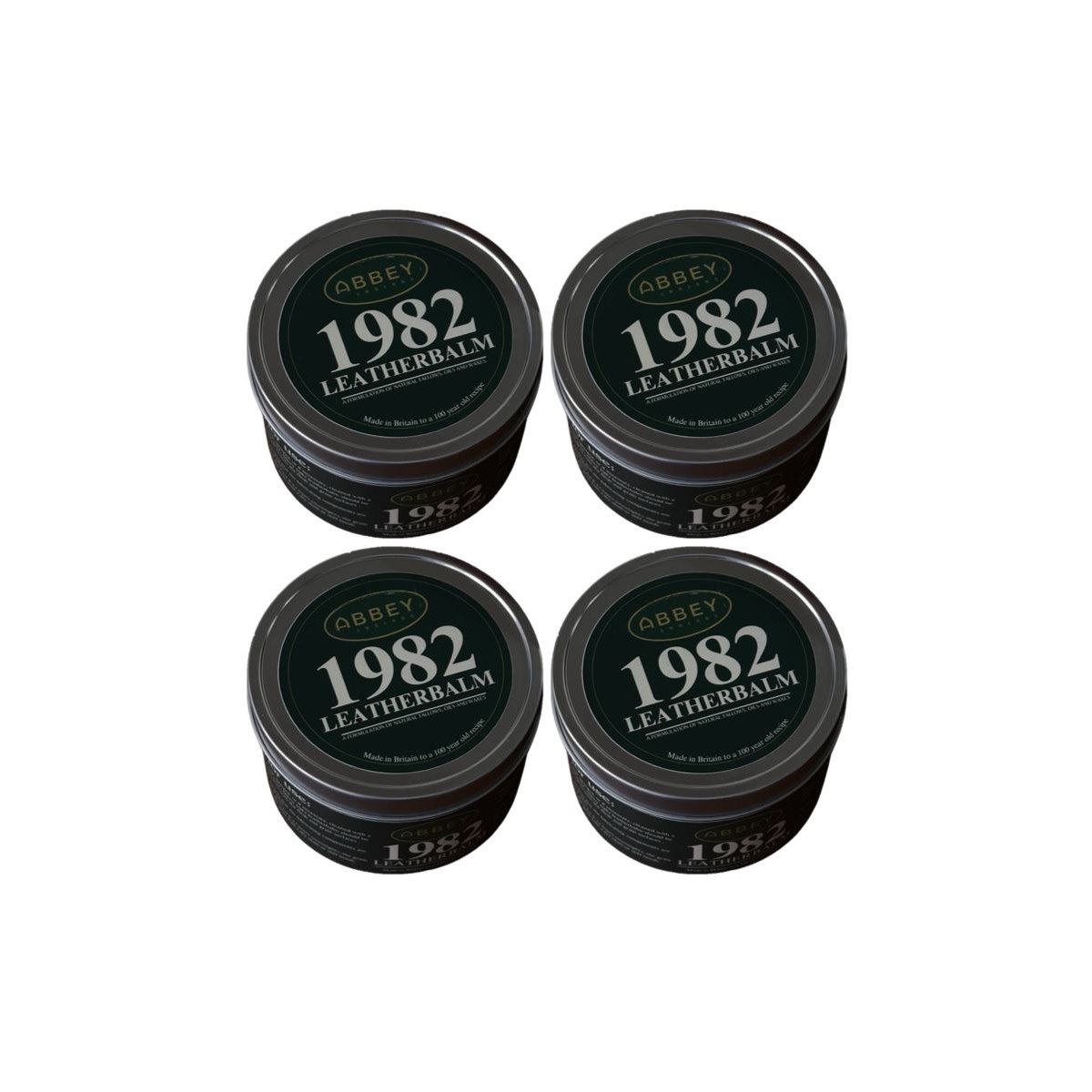 4 x Abbey 1982 Leather Balm 400ml