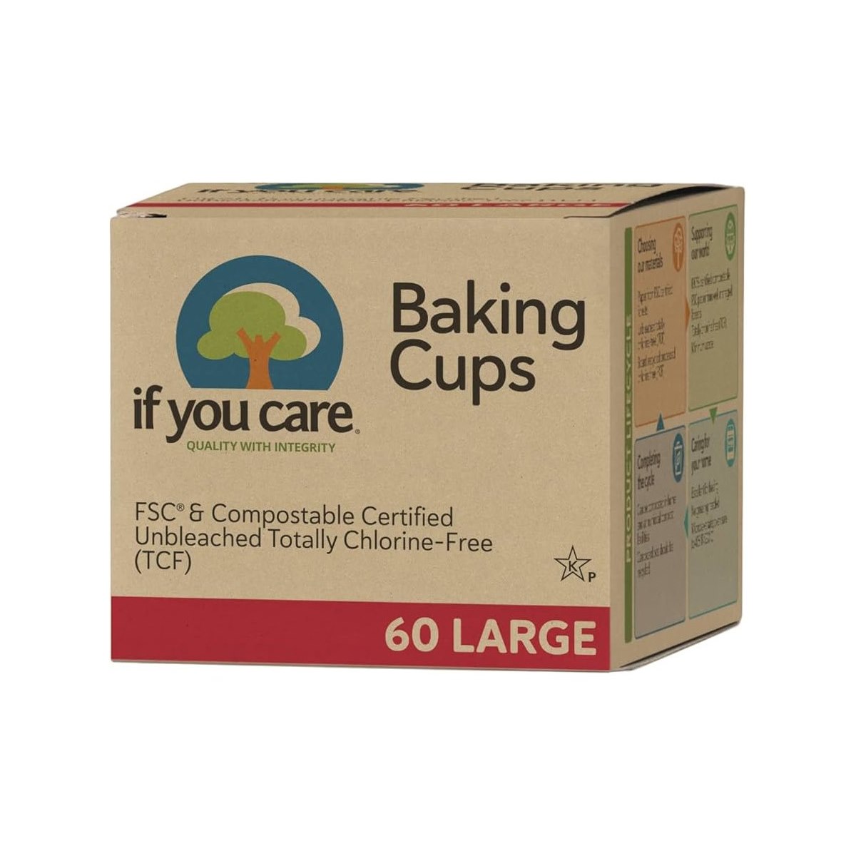 If You Care Large Baking Cups Pack of 60