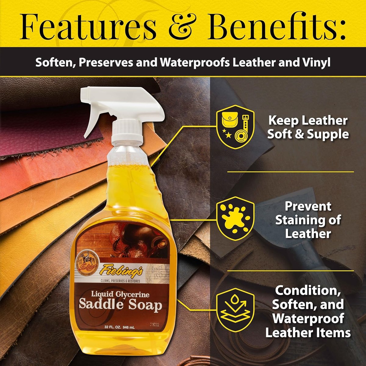 Saddle Soap Spray Fiebings