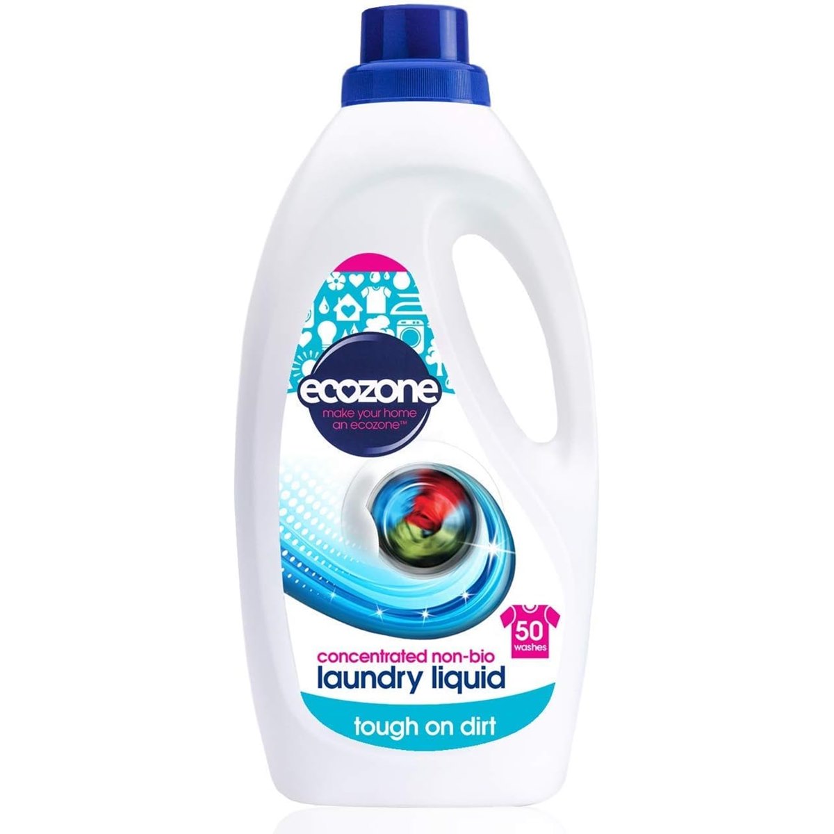 Ecozone Concentrated Non-Bio Laundry Liquid 2 Litre