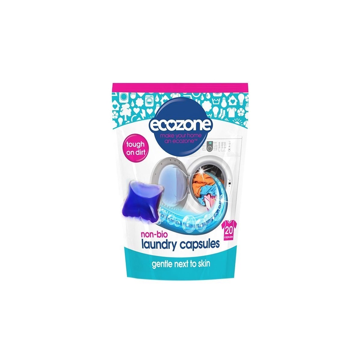 Ecozone Non Bio Laundry Capsules Bag of 20