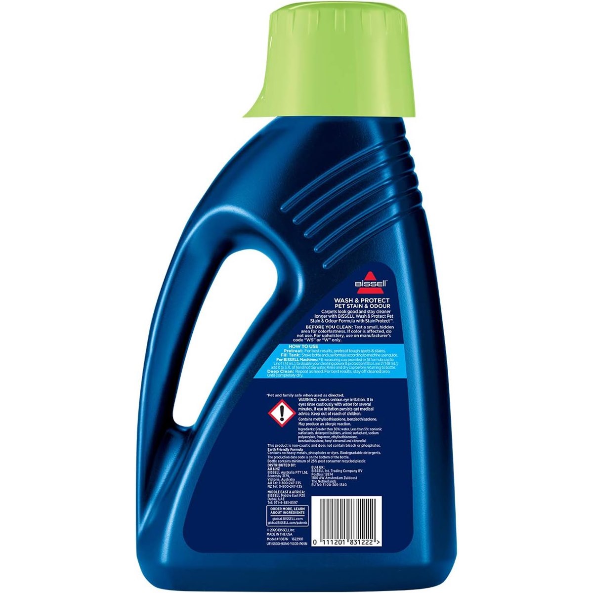 Bissell wash and protect carpet cleaner usage instructions