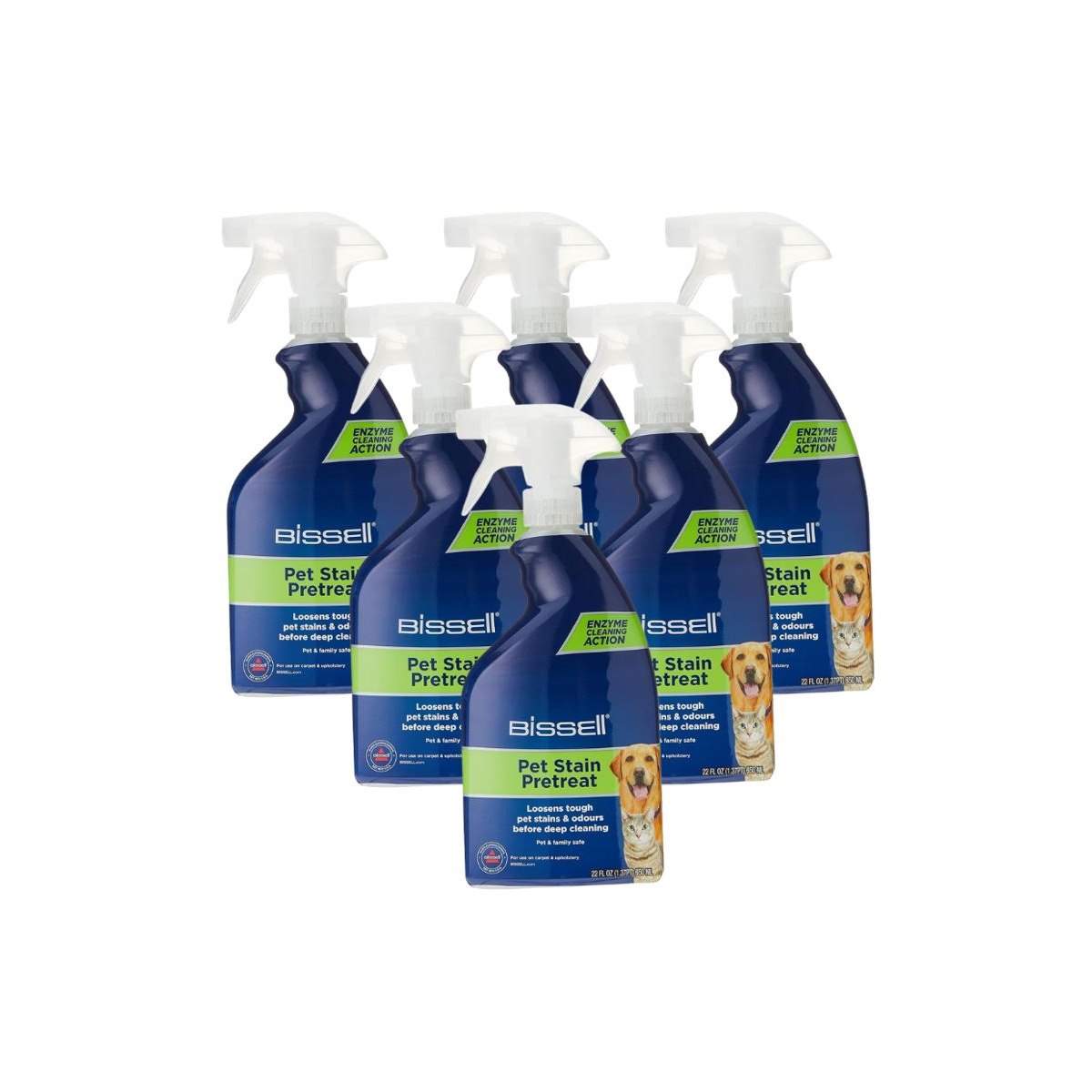 Case of 6 x Bissell Pet Stain Pre treat 650ml