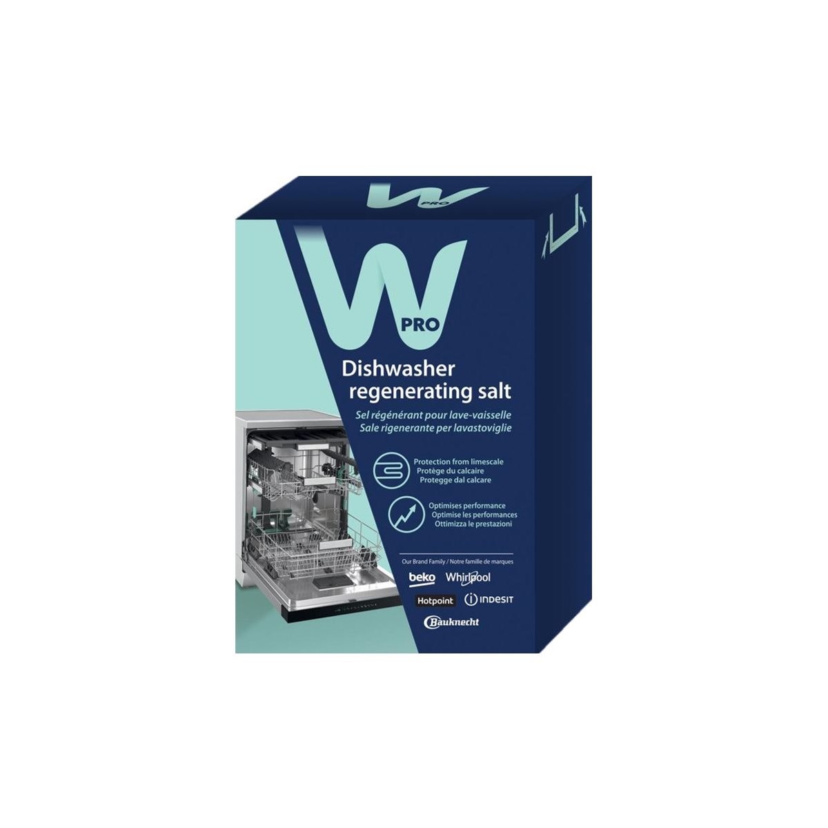 W Pro Dishwasher Regenerating Salt 1kg