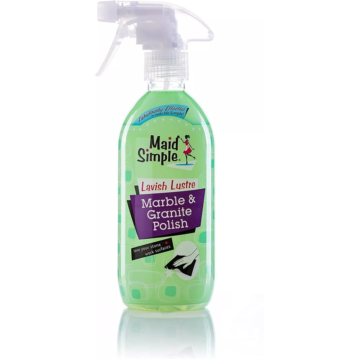 Maid Simple Marble and Granite Polish Spray 500ml Lemon Fragrance