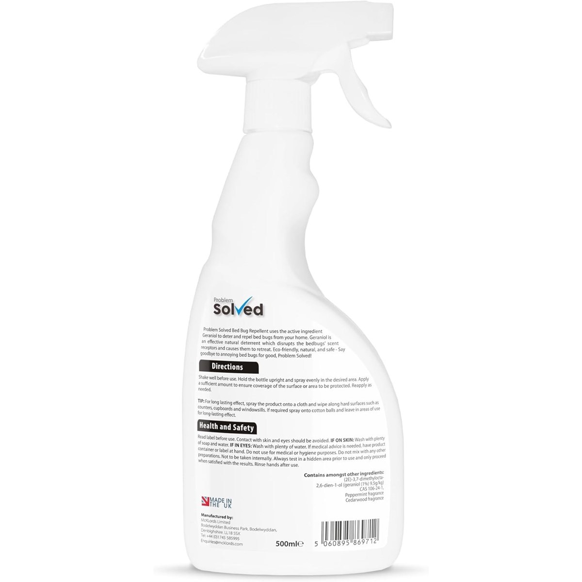 How to Use Problem Solved Bed Bug Spray 500ml