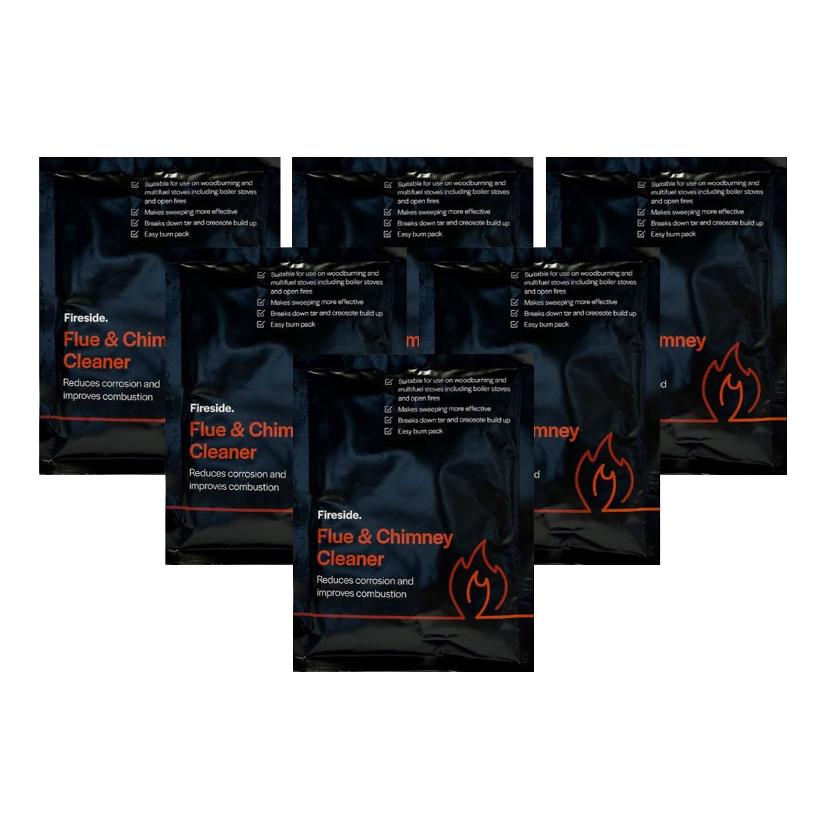 Case of 6 x Fireside Flue and Chimney Cleaner 90g