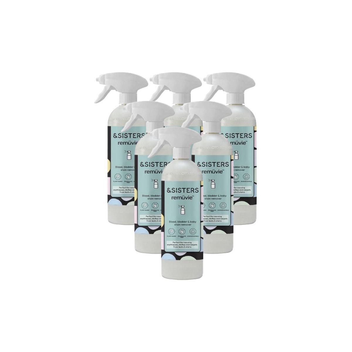 Case of 6 x Sister by Moon Cup Remuvie Fabric Stain Remover 350ml