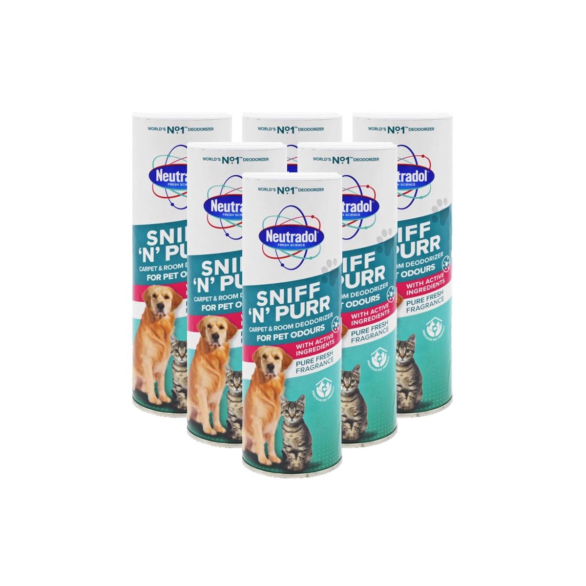 Case of 6 x Neutradol Sniff N Purr 525g