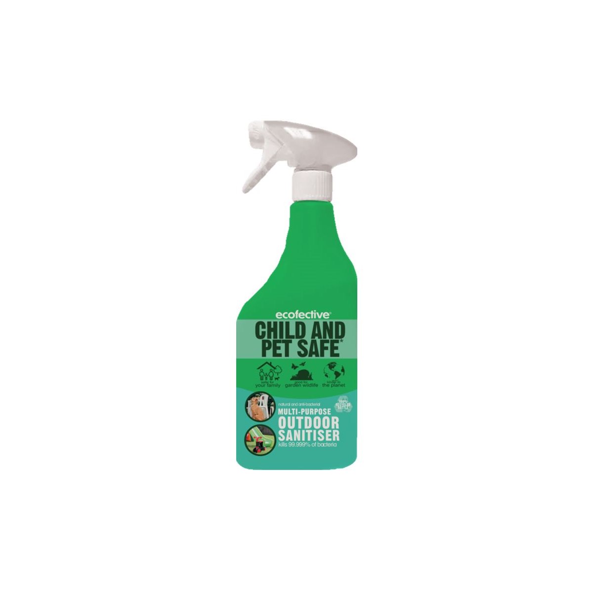 Ecofective Child and Pet Safe Multi Purpose Outdoor Sanitiser 1L