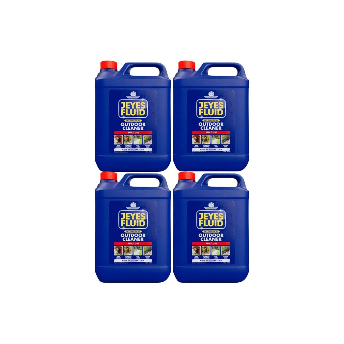 4 x Jeyes Fluid Outdoor Cleaner 5L