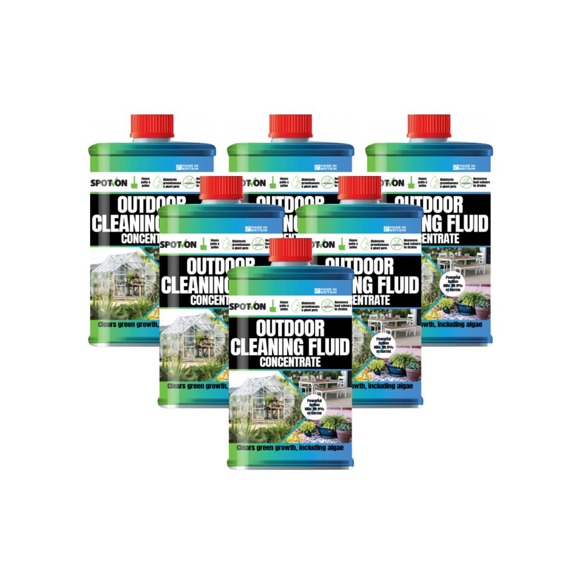 Case of 6 x Spot On Outdoor Cleaning Fluid Concentrate 1L