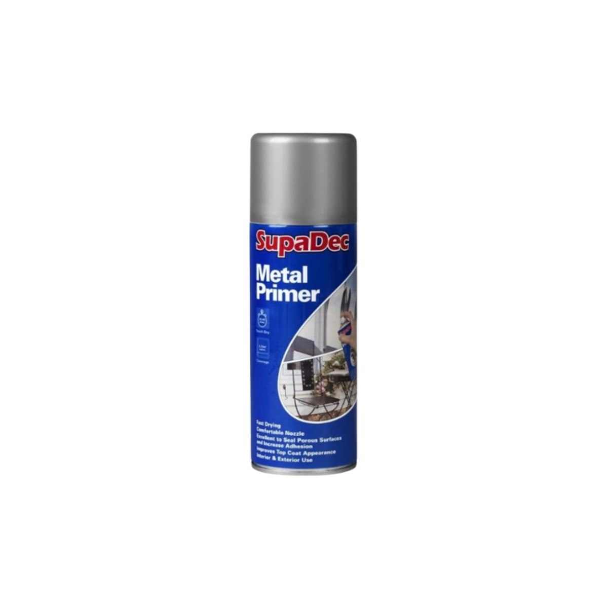 SupaDec Metal Primer Grey 400ml