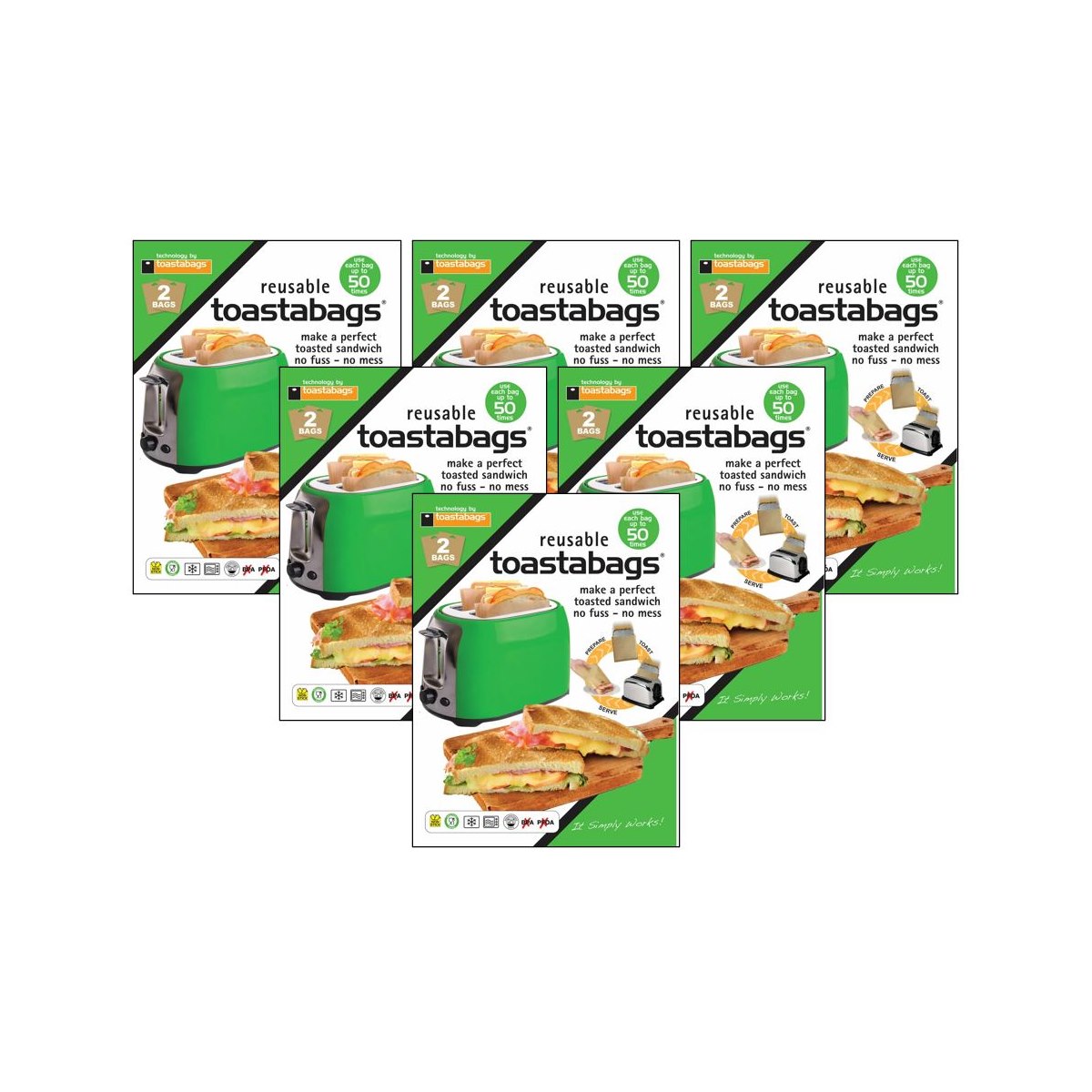 Case of 6 x Toastabags 2pk