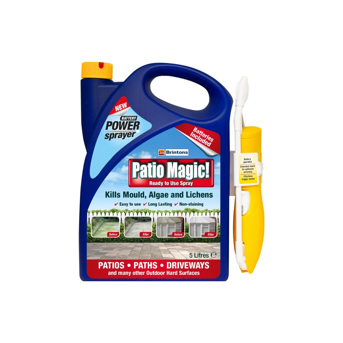 Patio Magic Patio Cleaner Ready To Use Spray 5L