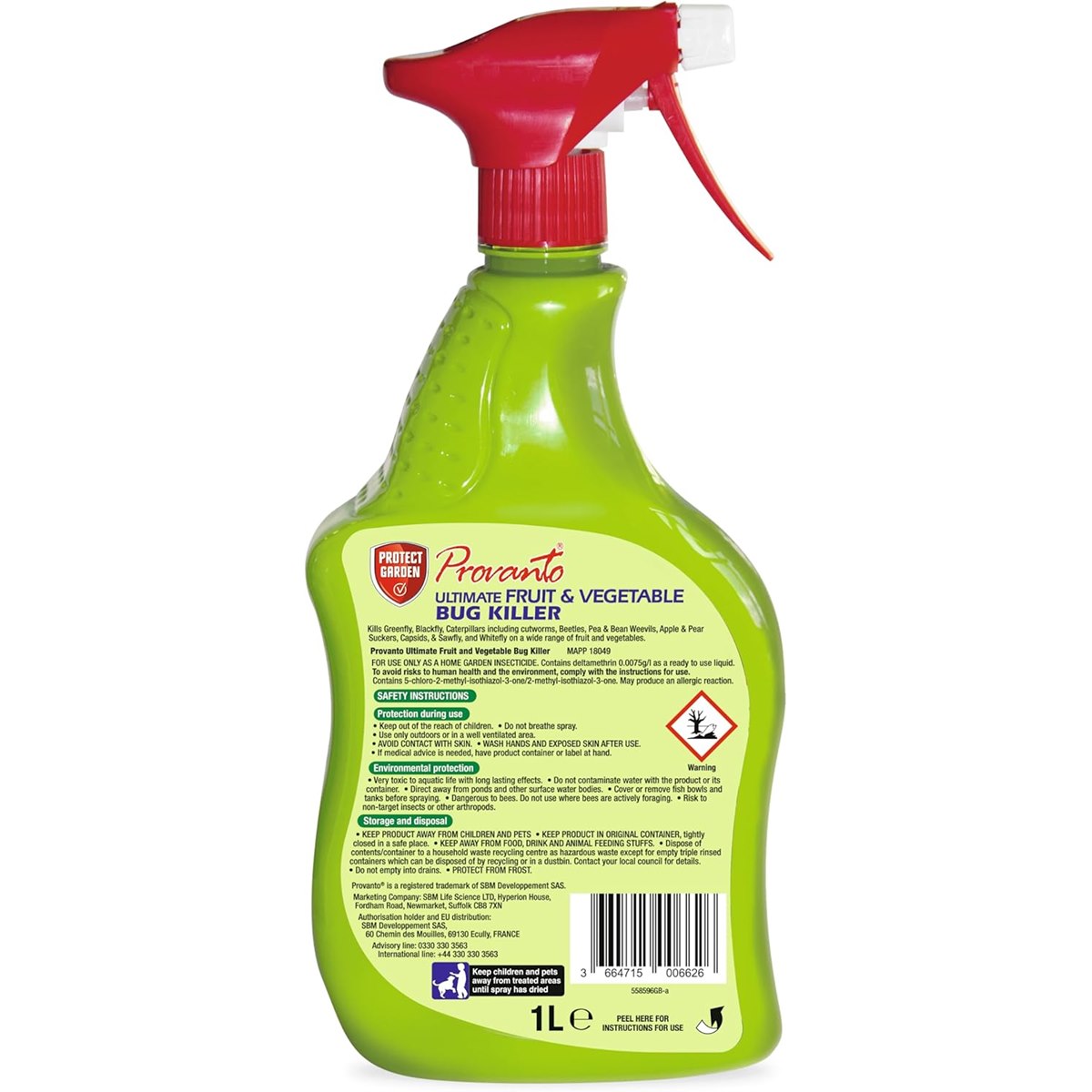 How to use provanto fruit and vegetable bug killer